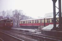 Stadtbahn am S-Bahnhof Savignyplatz, Datum: 21.03.1986, ArchivNr. 28.79